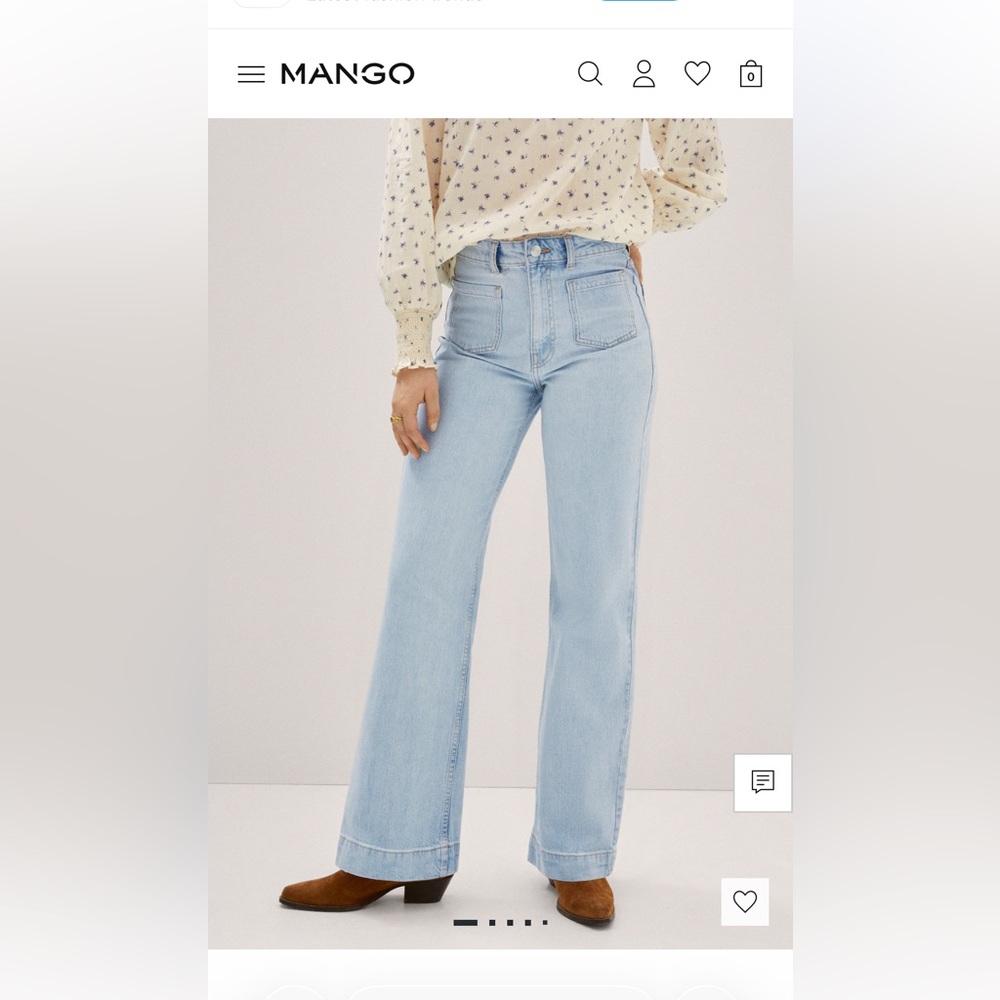 MNG Light Blue Denim Jeans
